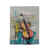 Elegant Tempo Tapestry Comforter adding warmth and style to a cozy bed.